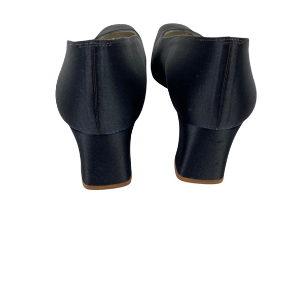 Stuart Weitzman Pumps Shoes  size 6.5 Block heels Black Career Work Shoes - Picture 4 of 8